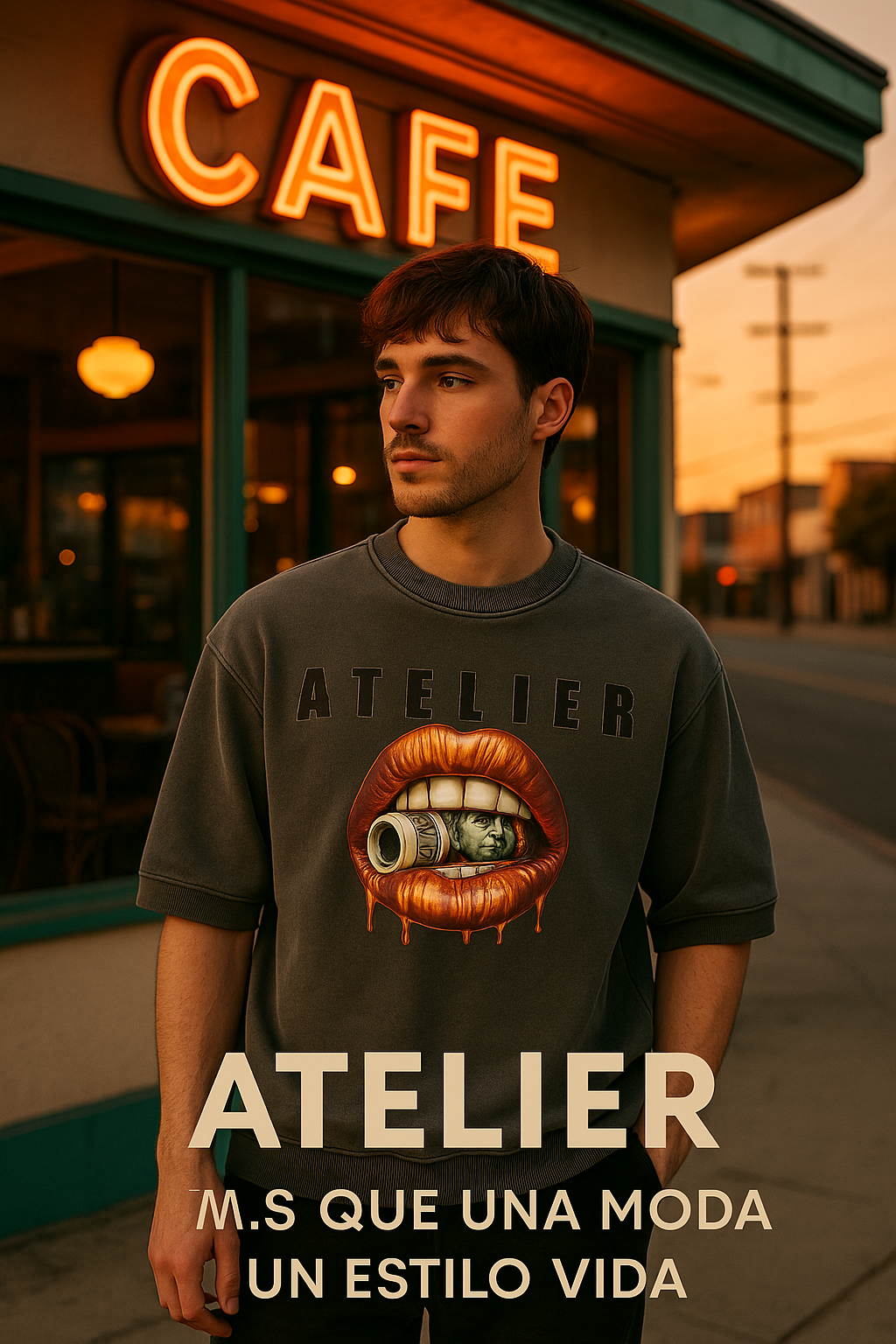 Camisa ATELIER labios
