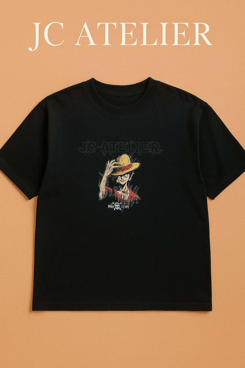 CAMISETA “LUFFY CREW – ONE PIECE” – JC ATELIER